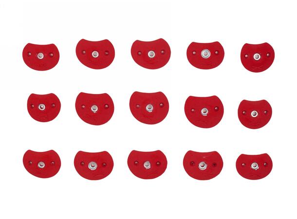Captain Crux - Footstones 04 red 