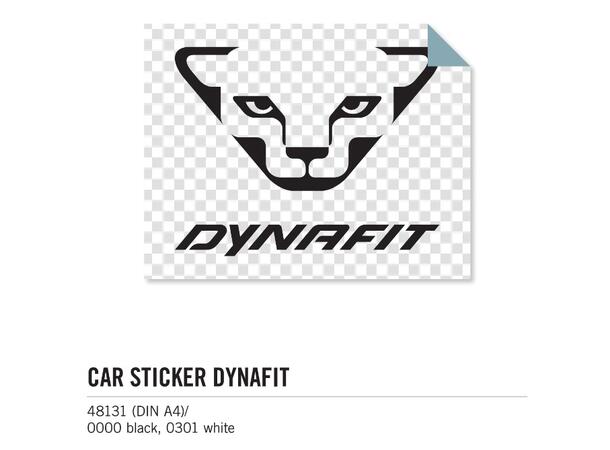 Dynafit Car Sticker black klistremerke vindu A4