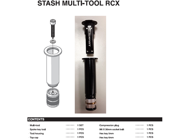 Granite Design Stash Tool system RCX svart 