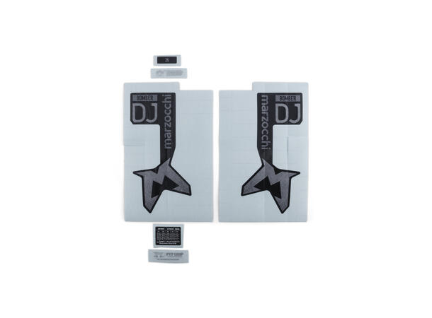 Marzocchi 2024, Bomber DJ, dekaler Neutral Gloss Black Logo 
