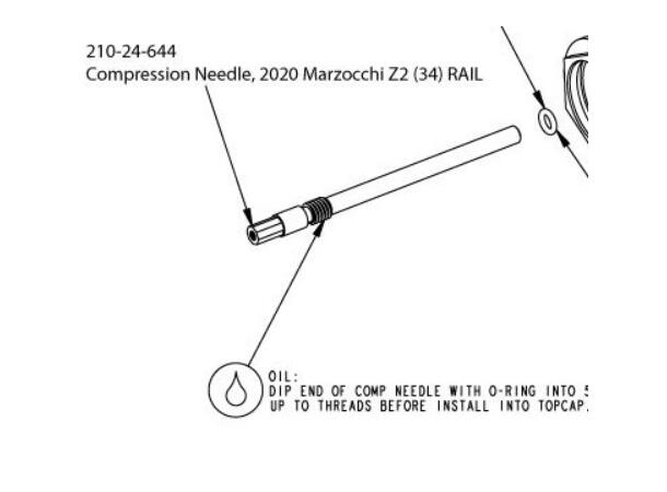 Marzocchi Rail Comp needle 2020 Z2 sweep adjust