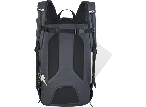 EVOC Duffle Backpack 26 carbon grey - black
