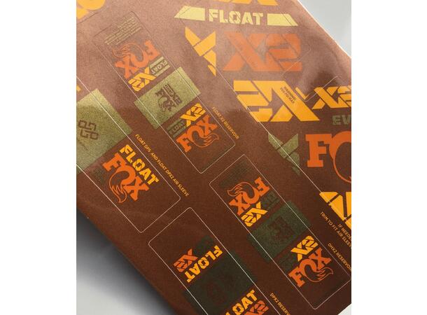 Fox Decal 2021 40 Factory Battleship Decal til X2, DPX2, DPS og DHX2 