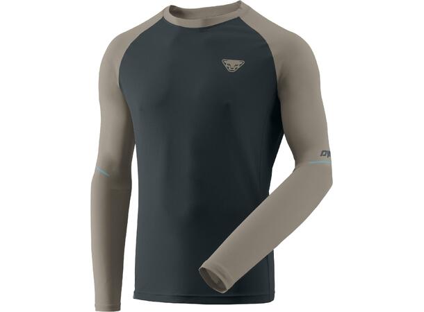 Dynafit Alpine Pro L/S Tee M's blueberry/rock khaki M 