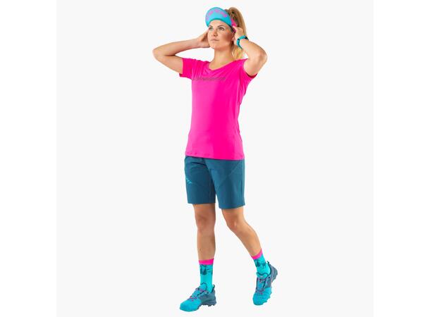 Dynafit Traverse 2 W S/S Tee pink glo US L / 46/40 