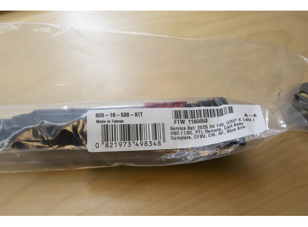 Fox GRIP X LSR / HSC / LSC, PTL Remote Cart Assy Complete, CFBV, CM, RF, 
