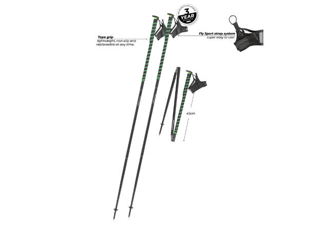 Komperdell FXP Composite Trail green 105cm 