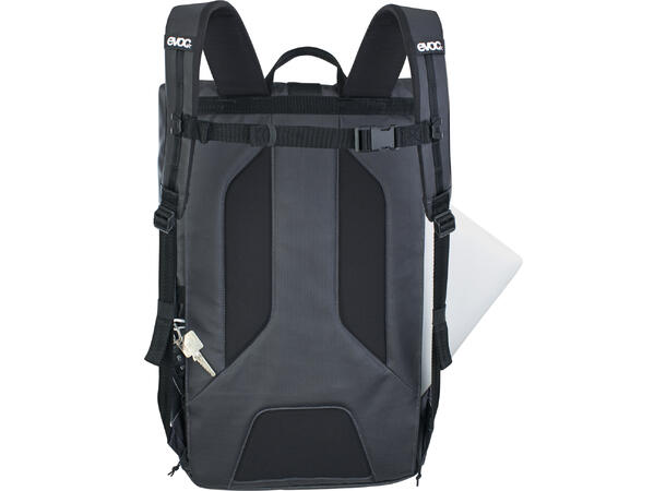 EVOC Duffle Backpack 16 carbon grey - black