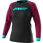 Dynafit Ride W L/S Tee black out/beet red S 