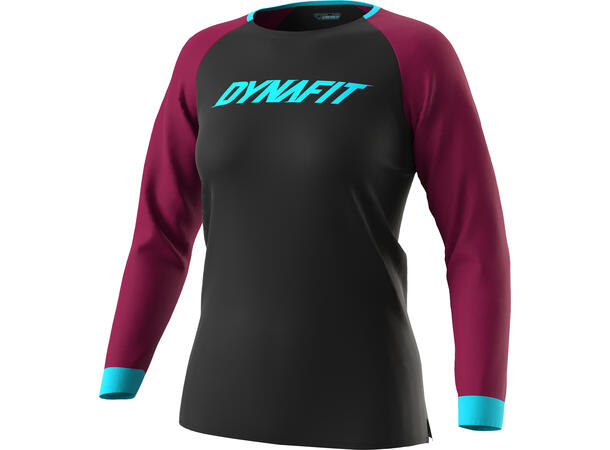 Dynafit Ride W L/S Tee black out/beet red S