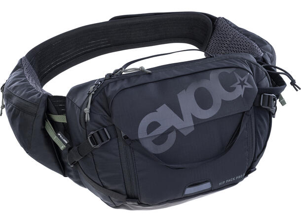 EVOC Hip Pack Pro 3L + 1,5L Bladder black