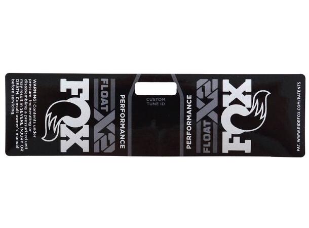 Fox Decal: 2021 P-S Float X2 