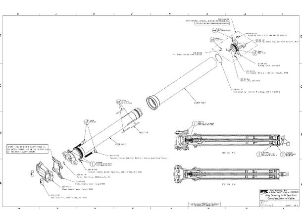 Fox Transfer lower post 2021+ 30.9mm 175mm 