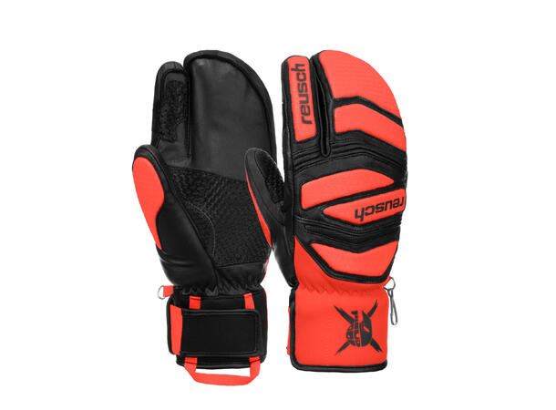 Reusch Worldcup Warrior Lobster black/fluo red 7,5 