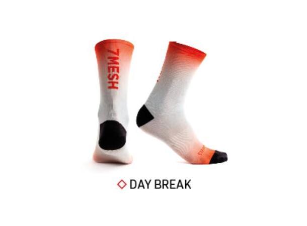 7mesh Fading Light Sock 7.5" unisex day break M