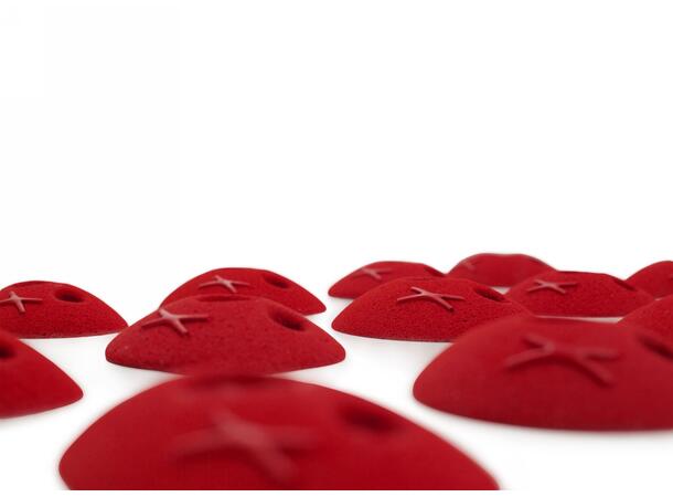 Captain Crux - Footstones 06 red 
