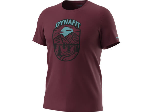 Dynafit Graphic Cotton T-Shirt M burgundy/horizon US L