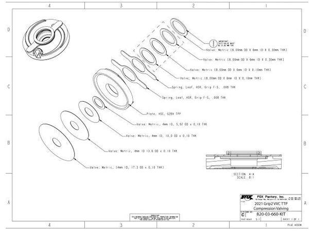 Fox Grip2  VVC TTP Compression Valving 2021 VVC 