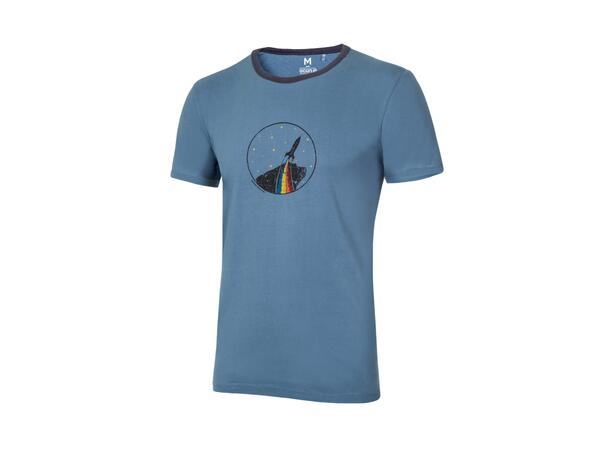 Ocun Classic T Organic Men bluestone rainbow rocket S 