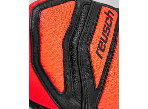 Reusch Worldcup Warrior DH black/fluo red 9,5 