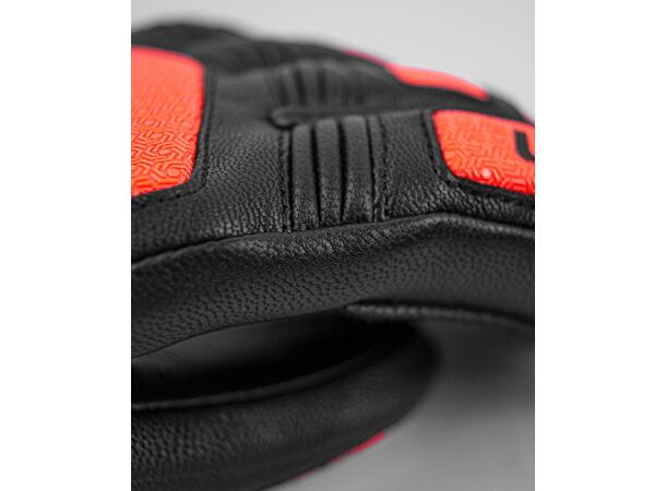 Reusch Worldcup Warrior DH black/fluo red 9,5 