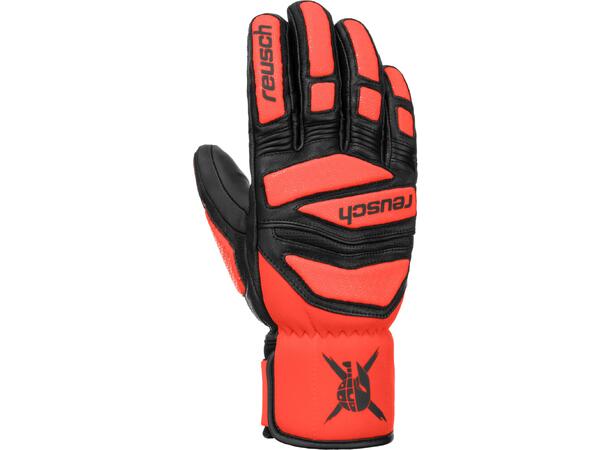 Reusch Worldcup Warrior DH black/fluo red 9,5 