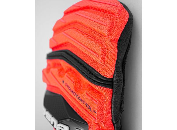 Reusch Worldcup Warrior GS Mitten black/fluo red 8 