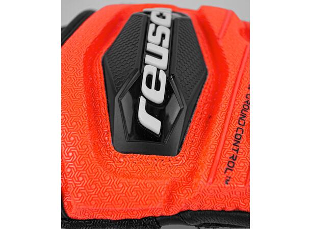 Reusch Worldcup Warrior GS Mitten black/fluo red 8 