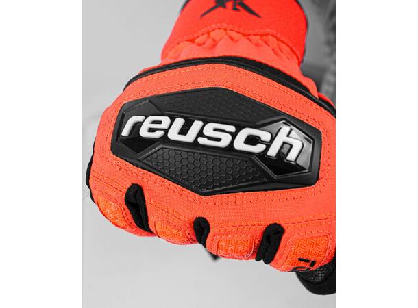 Reusch Worldcup Warrior R-TEX® XT JR black/fluo red 5,5 