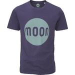 Moon Train hard badge T-Shirt burgundy M 