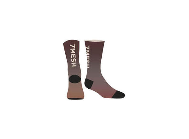 7mesh Fading Light Sock 7.5" trail mix M 