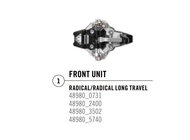 Dynafit Front Unit Radical ST silver/bk 