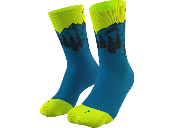 Dynafit Stay Fast Sock reef/neon yellow 35-38