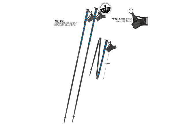Komperdell FXP Composite Trail blue 105cm 