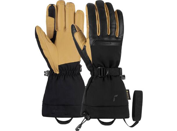 Reusch Discovery GTX TOUCH-TEC™ black/camel 9 