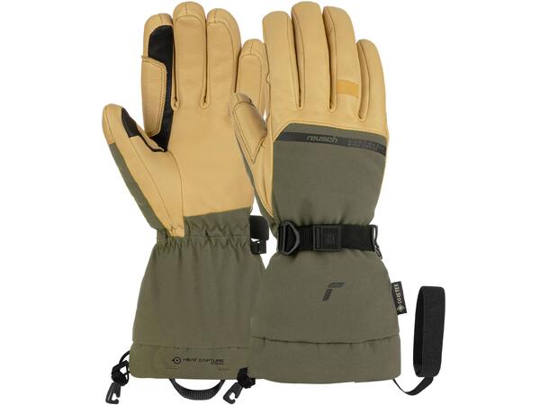 Reusch Discovery GTX TOUCH-TEC™ burnt olive/camel 7 