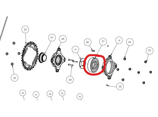 Rocky Mountain PP clutch bearing PSL Powerplay clutch bearing PSL 