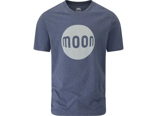 Moon Logo TS heather blue S 