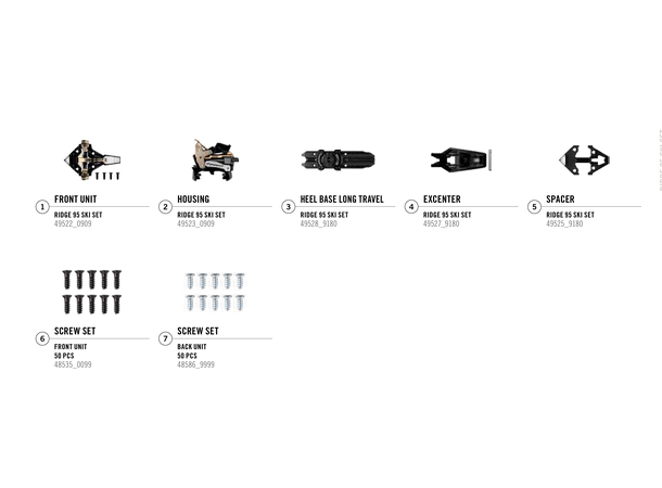 Dynafit Heel Base Longe Travel Ridge 