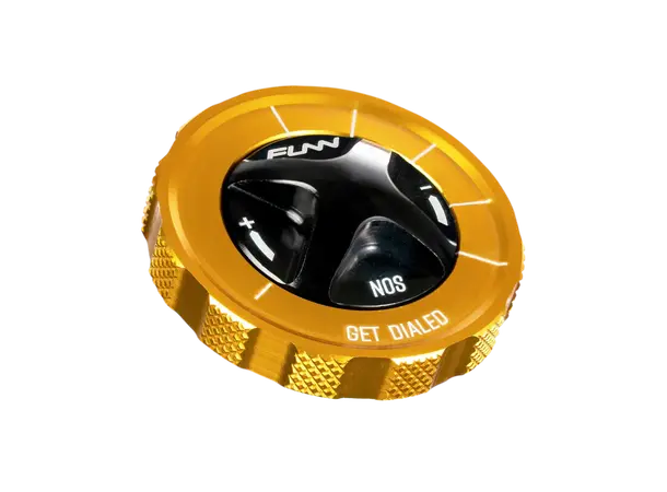 Funn NOS Air Fork Valve Cap gold Rock Shox 