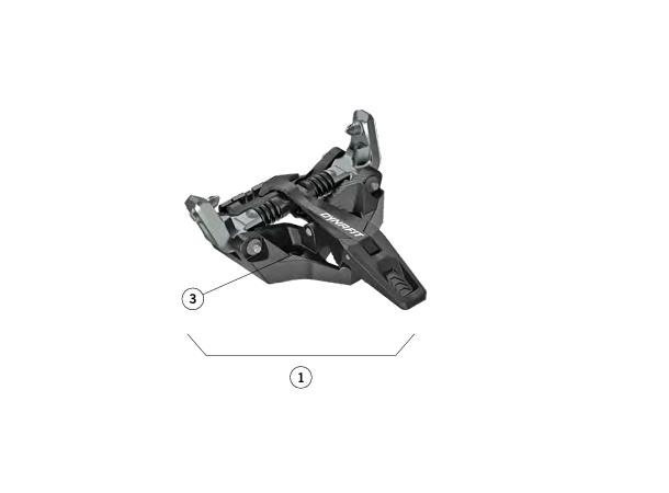 Dynafit Front Unit Blacklight 
