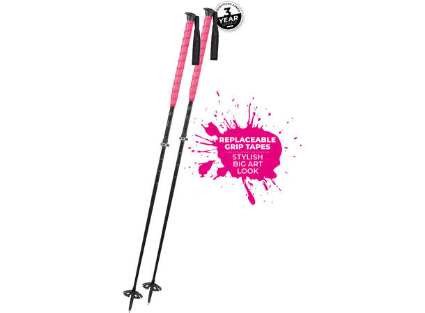 Komperdell Big Art Carbon Vario full colour neonpink 