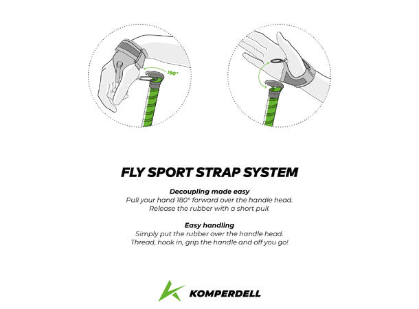 Komperdell FXP Composite Trail green 120cm 