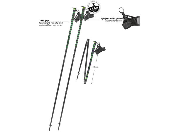 Komperdell FXP Composite Trail green 120cm 