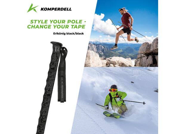 Komperdell Big art tape black/black 