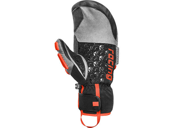 Reusch Worldcup Warrior GS Mitten black/silver/fluo red 10,5 