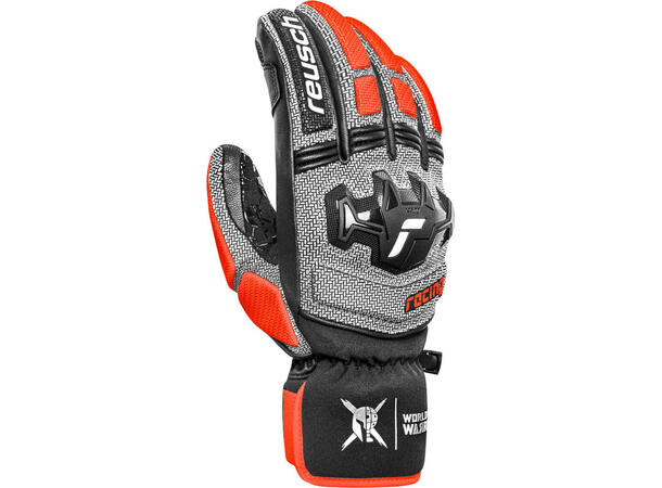 Reusch Worldcup Warrior SC black/silver/fluo red 7,5 