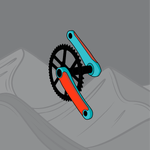 RideWrap covered protection for krank matte gjenomsiktig road 