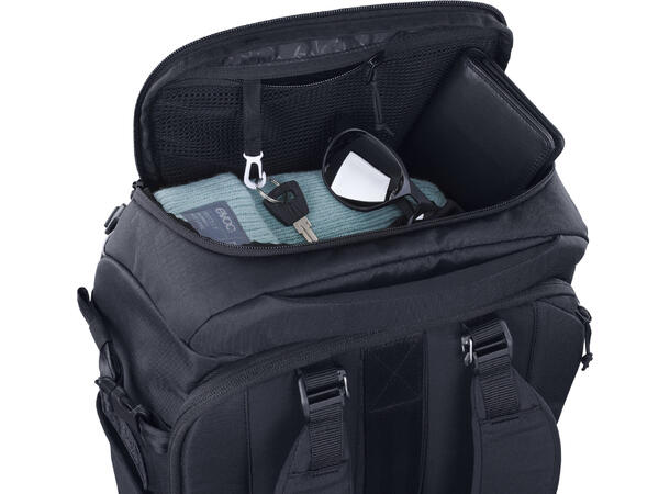 EVOC Athlete Backpack 30 carbon grey - black 