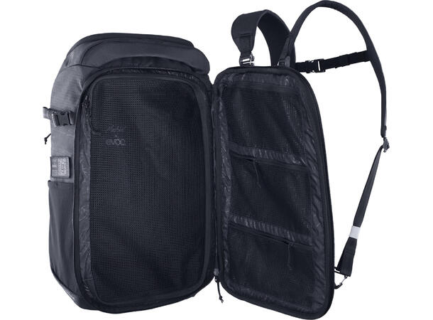 EVOC Athlete Backpack 30 carbon grey - black 